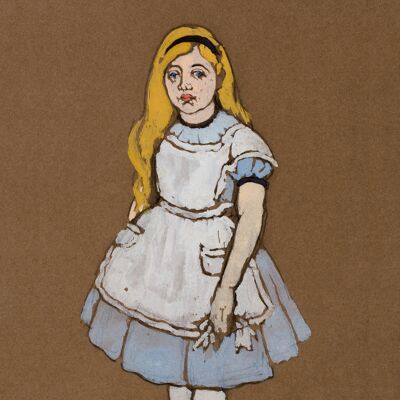 ALICE PRINT : Illustration de conception de costumes pour Alice au pays des merveilles - A5