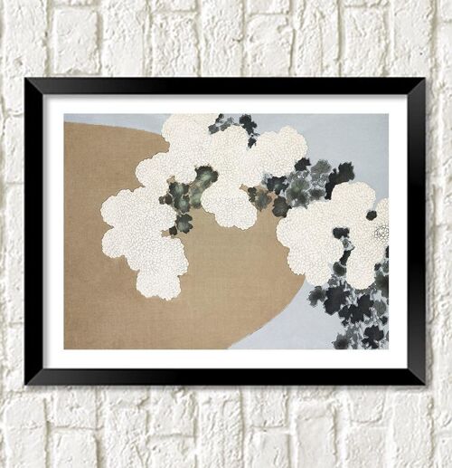 BLOSSOM ART PRINT: Momoyogusa Flowers of a Hundred Generations, by Kamisaka Sekka - A5