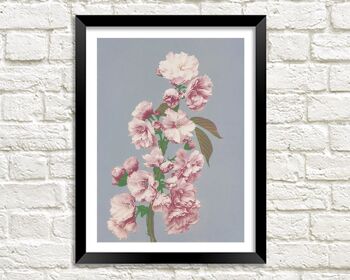 CHERRY BLOSSOM PRINT : Fleurs roses Photo Art - A3