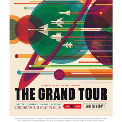 Poster 50x70 NASA The Grand Tour