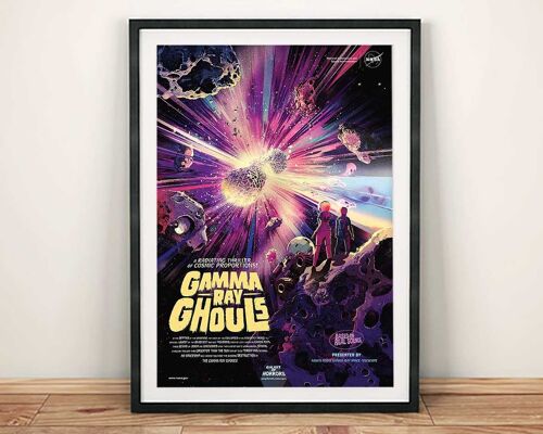 GAMMA RAY GHOULS POSTER: NASA Exoplanets Space Print - 7 x 5"