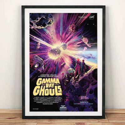 AFFICHE GAMMA RAY GHOULS : NASA Exoplanets Space Print - A3