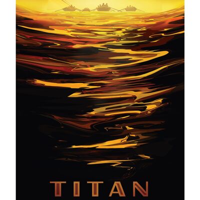 Poster 50x70 NASA Titan