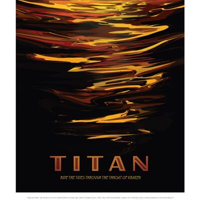 Poster 50x70 NASA Titan