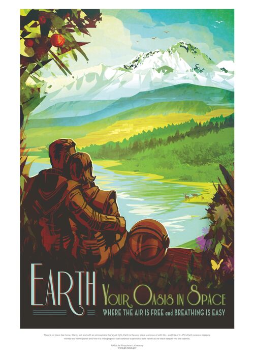 Poster 50x70 NASA Earth
