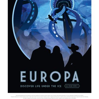 Poster 50x70 NASA Europa