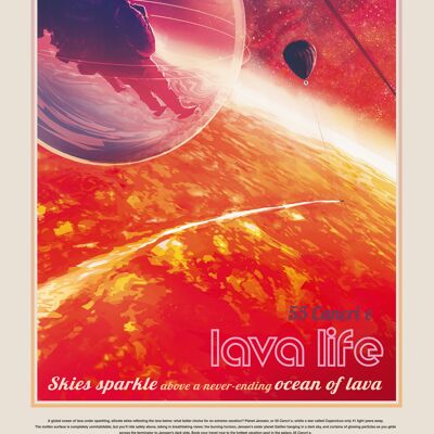 Poster 50x70 NASA 55 Cancri e