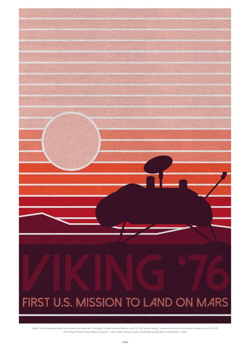 Poster 50x70 NASA Viking