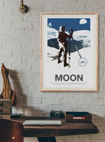Poster 50x70 NASA Moon 2