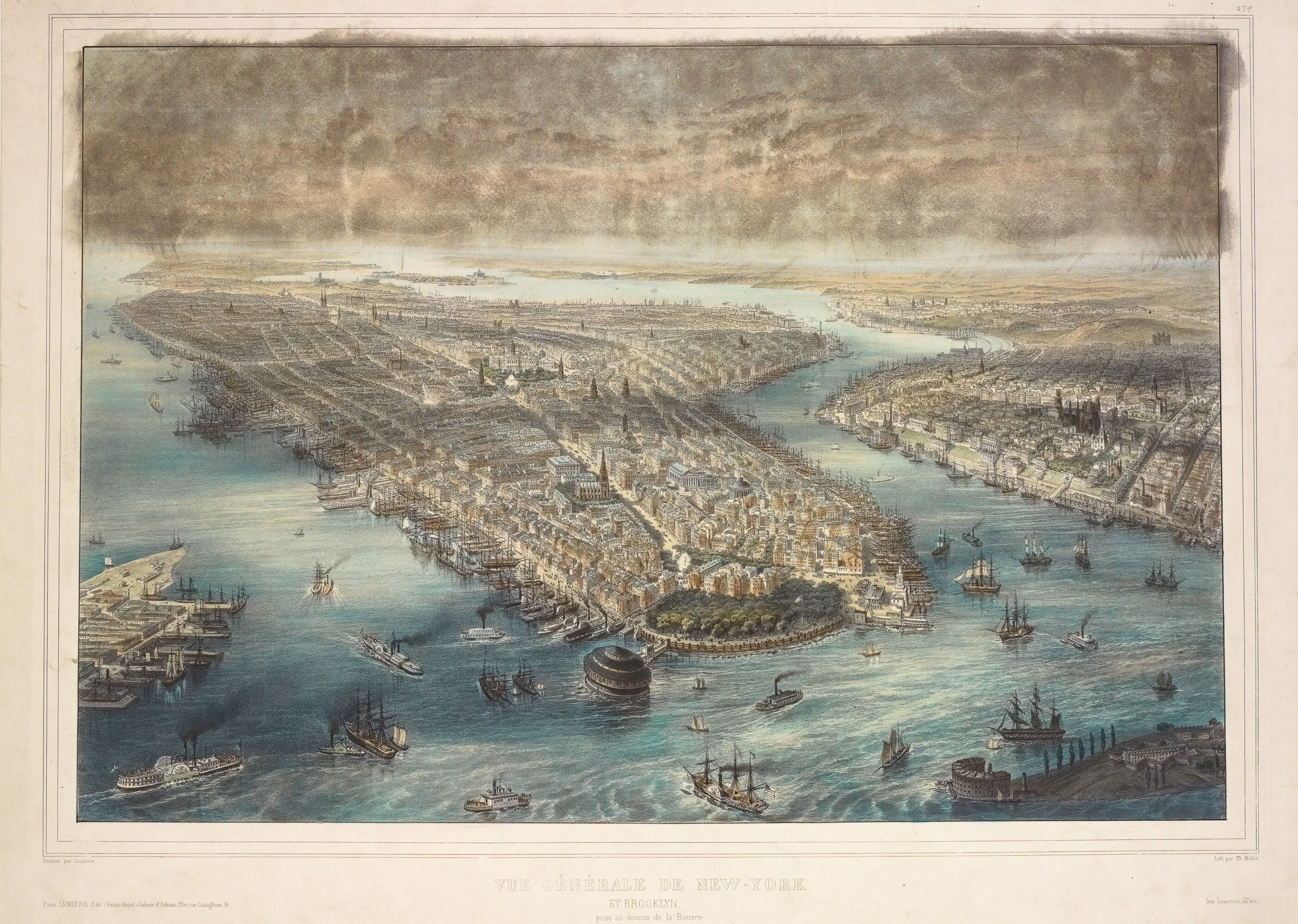 Poster 50x70 New York Brooklyn