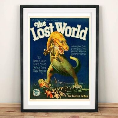LOST WORLD POSTER: Old Movie Poster Print - 5 x 7"