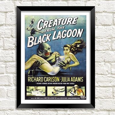 POSTER DEL FILM HORROR: Creatura dalla stampa della laguna nera - 5 x 7"