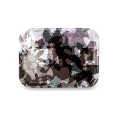 Camouflage Tablett - Pflaume 27x20 cm,