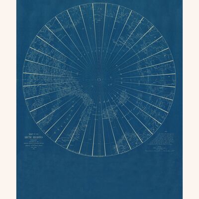 Poster 50x70 Arctic Blueprint