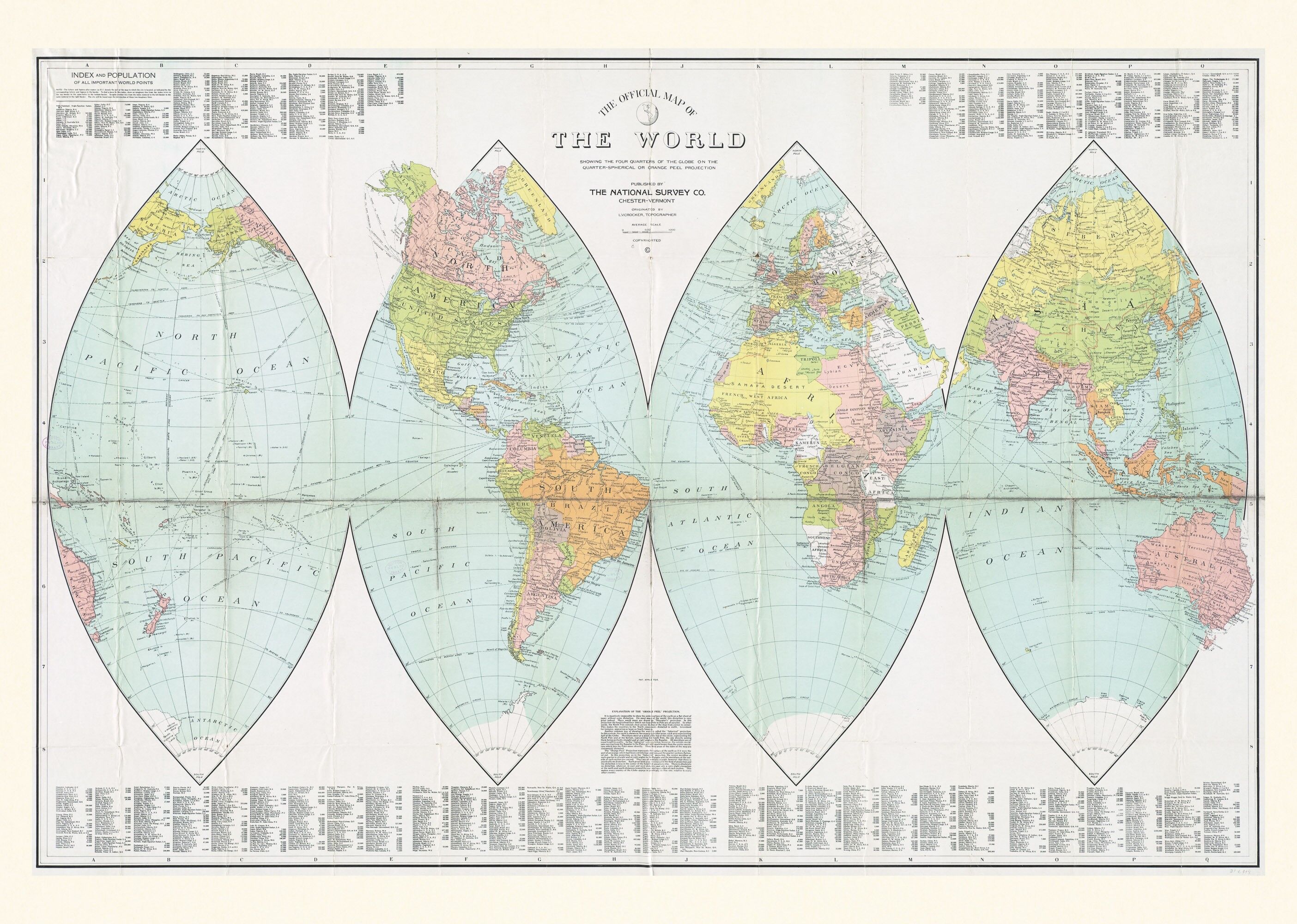 Poster 50x70 Mondo Buccia d'Arancia