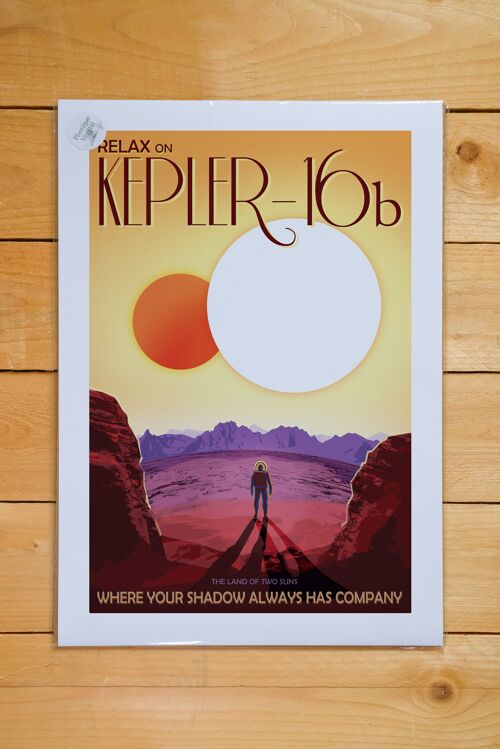 Poster A3 Kepler 16 b