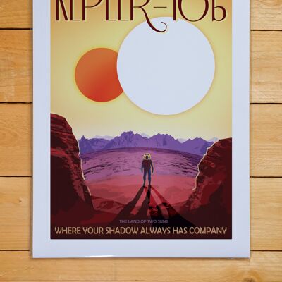 Poster A3 Keplero 16 b