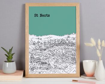 Affiche St Neots personnalisée - A4 (21x30cm) - Sans cadre - 7 - Glace 5