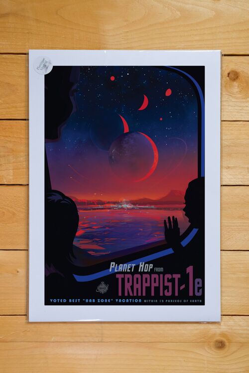 Poster A3 Trappist 1-e