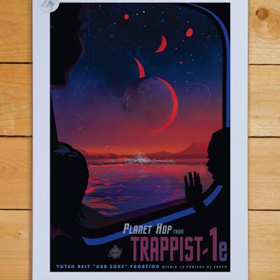 Plakat A3 Trappist 1-e