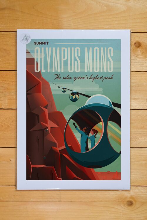 Poster A3 Olympus Mons