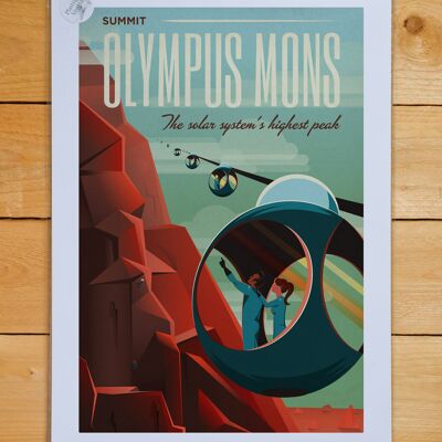 Póster A3 Olympus Mons