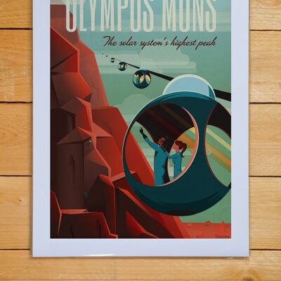 Plakat A3 Olympus Mons