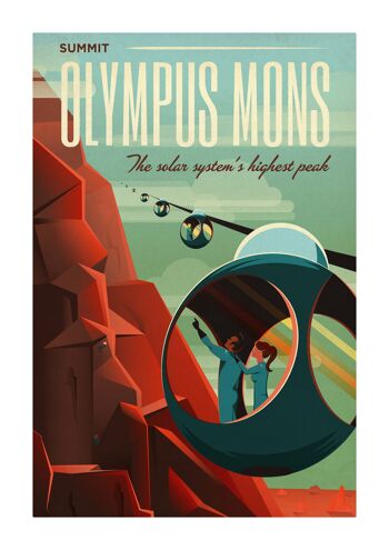 Poster A3 Olympus Mons 2