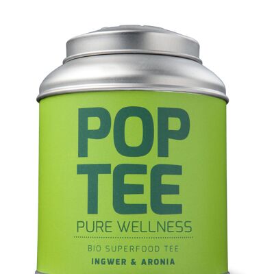 Pure wellness, ginger & aronia can