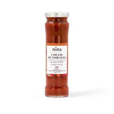 Coulis de tomates au piment d'Espelette BIO 190g