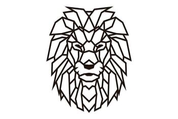 Diy - puzzle d'intérieur lion face 3