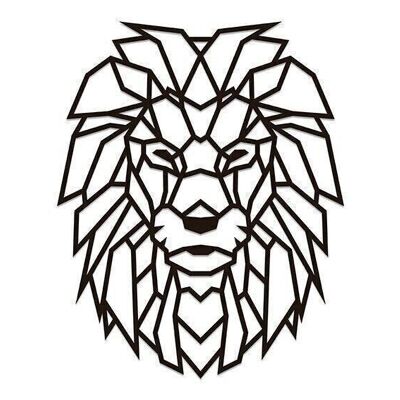 Diy - puzzle d'intérieur lion face