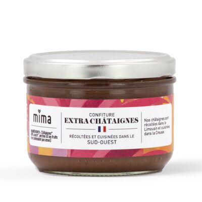 Organic chestnuts extra jam