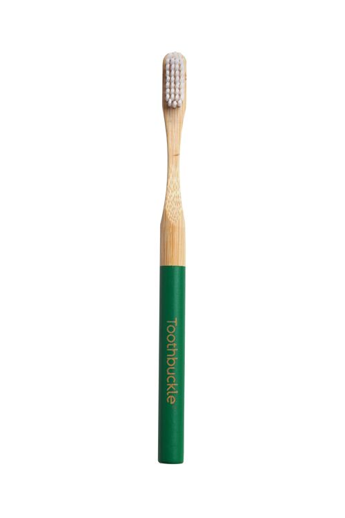 Fully Recyclable Vegan Bamboo Toothbrush (Green)