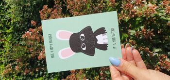 Carte postale Dark Bunny Star Wars, carte d'anniversaire 3