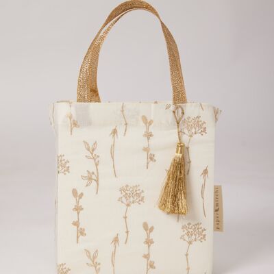 Fabric Gift Bags Tote Style -  Wildflowers (Medium)