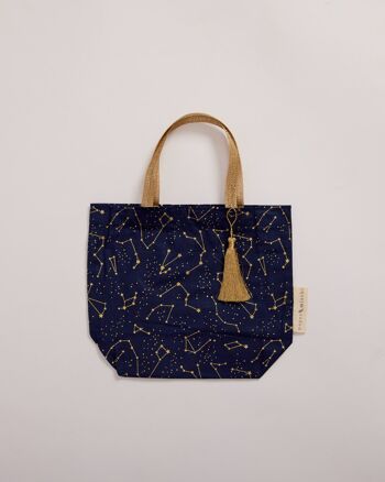 Sacs cadeaux en tissu Tote Style - Ciel nocturne (moyen) 2