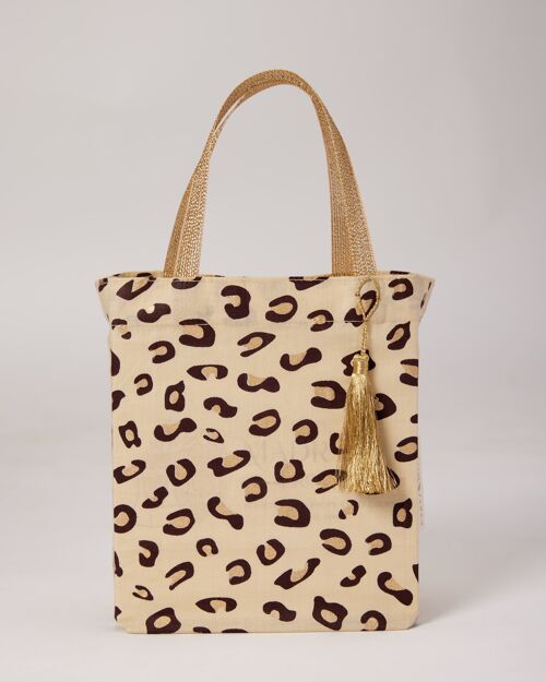 Fabric Gift Bags Tote Style - Safari (Medium)