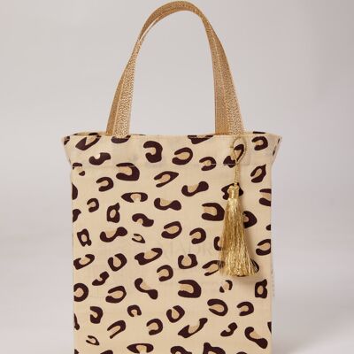 Fabric Gift Bags Tote Style - Safari (Medium)