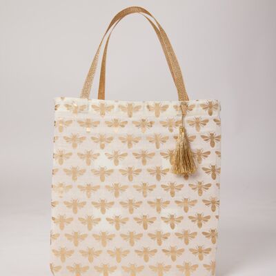 Sacs-cadeaux en tissu style fourre-tout - Vanilla Bees (grand)