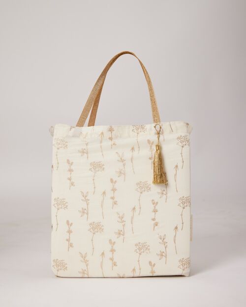 Fabric Gift Bags Tote Style - Wildflowers (Large)