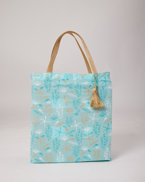 Fabric Gift Bags Tote Style - Marine (Large)