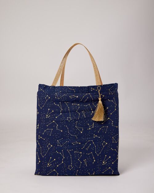 Fabric Gift Bags Tote Style - Night Sky (Large)