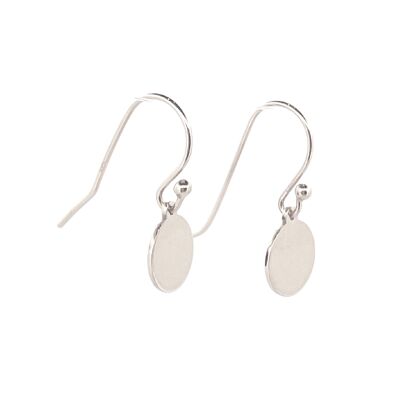 BOUCLES D'OREILLES PLAQUES ARGENT