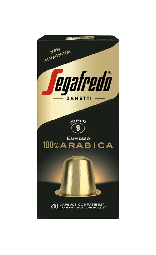 Segafredo 100% Arabica Nespresso Aluminium capsules