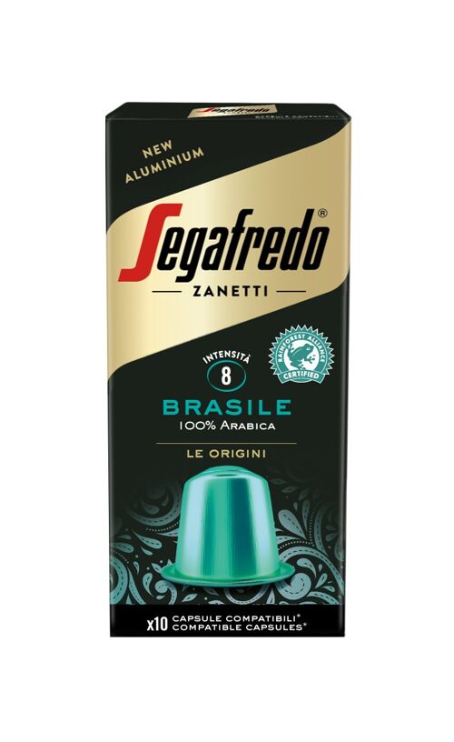 Segafredo Brasile Nespresso Aluminium capsules