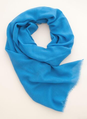 Echarpe laine / Couleurs - bleu marine 1