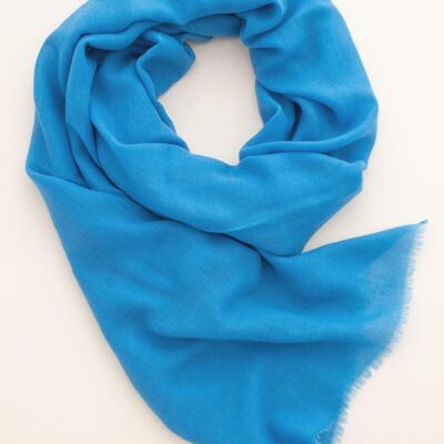 Wool Scarf / Colors - sea blue