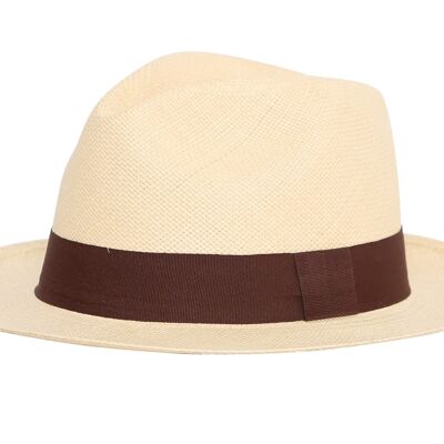 Panama Hat Fedora Natural (5 cm rim)