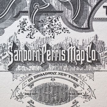 Affiche Letterpress San Antonio, A4, USA, américain, calligraphie, typographie, vintage, ville, voyage, noir 3